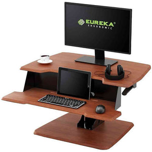 Eureka Ergonomic 31.5" Wide Adjustable Height Stand Desk Converter-Standing Desk Converters-Eureka Ergonomic-Ergo Standing Desks
