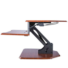 Load image into Gallery viewer, Eureka Ergonomic 28&quot; Wide Adjustable Height Corner Standing Desk Converter-Corner Standing Desk-Eureka Ergonomic-Ergo Standing Desks
