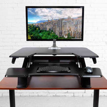 Load image into Gallery viewer, Eureka Ergonomic 36&quot; Wide Gen 2 Adjustable Height Pro Standing Desk Converter-Standing Desk Converters-Eureka Ergonomic-Ergo Standing Desks