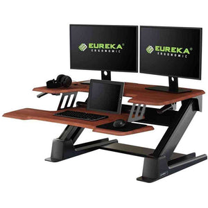 Eureka Ergonomic 36" Wide Gen 2 Adjustable Height Pro Standing Desk Converter-Standing Desk Converters-Eureka Ergonomic-Cherry-Ergo Standing Desks
