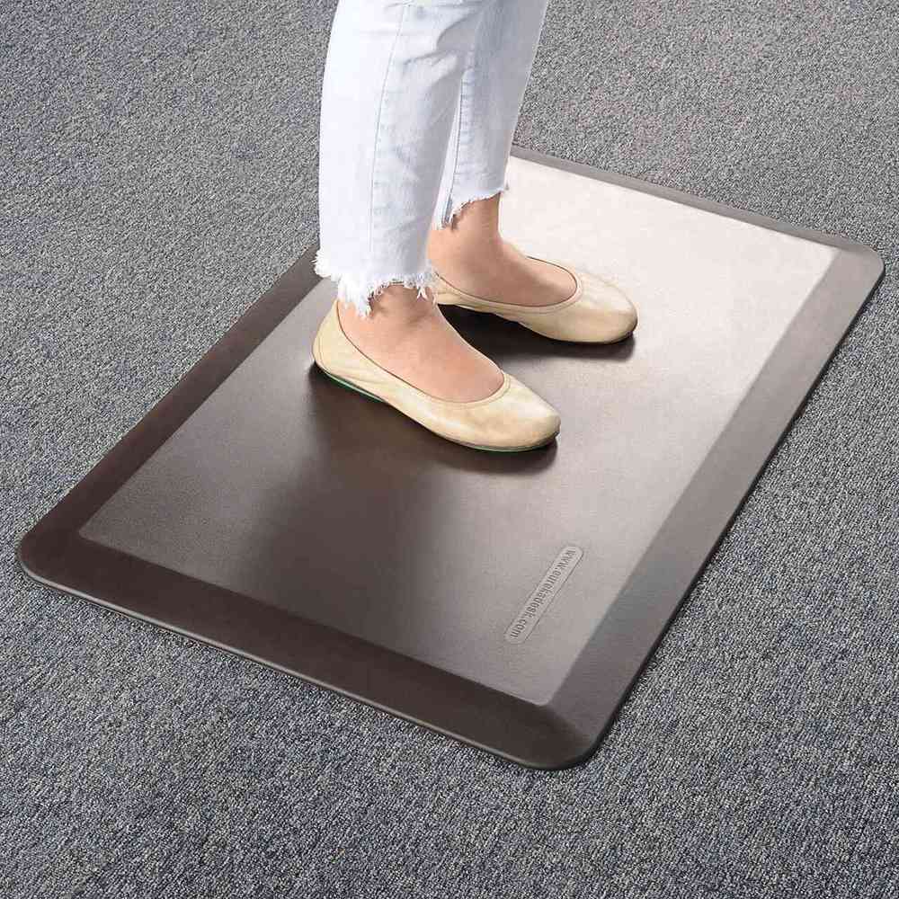 Extra Thick anti Fatigue Mat Floor Mat, Standing Desk Mat Memory Foam  Cushioned