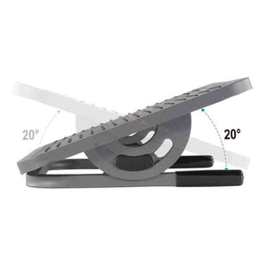 Eureka Ergonomic Adjustable Under Desk Foot Rest-Foot Rest-Eureka Ergonomic-Gray-Ergo Standing Desks