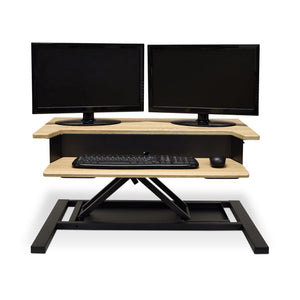 Luxor Level Up Pro 32" Wide Two Shelf Adjustable Standing Desk Converter-Standing Desk Converters-Luxor-Ergo Standing Desks