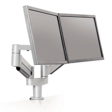 Load image into Gallery viewer, Innovative 7000-8408 Articulating Dual Monitor Arm Mount-Monitor Arms-Innovative-Silver-Ergo Standing Desks