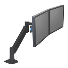 Load image into Gallery viewer, Innovative 7500 Wing Deluxe Verical/Horizontal Dual Monitor Arm Mount-Monitor Arms-Innovative-Vista Black-Ergo Standing Desks