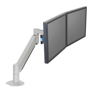 Innovative 7500 Wing Deluxe Verical/Horizontal Dual Monitor Arm Mount-Monitor Arms-Innovative-Silver-Ergo Standing Desks