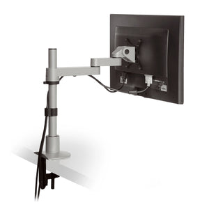 Innovative 9112-S-FM Articulating Arm Single Monitor Pole Mount-Monitor Arms-Innovative-Ergo Standing Desks