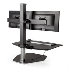 Load image into Gallery viewer, Innovative Winston Workstation Dual Monitor Adjustable Standing Desk Converter-Standing Desk Converters-Innovative-Ergo Standing Desks