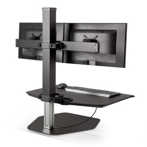 Innovative Winston Workstation Dual Monitor Adjustable Standing Desk Converter-Standing Desk Converters-Innovative-Ergo Standing Desks