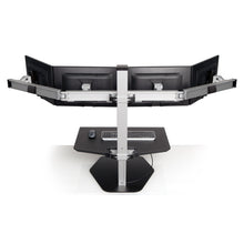 Load image into Gallery viewer, Innovative Winston Workstation Quad Monitor Adjustable Standing Desk Converter-Standing Desk Converters-Innovative-Ergo Standing Desks
