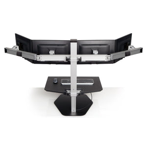 Innovative Winston Workstation Quad Monitor Adjustable Standing Desk Converter-Standing Desk Converters-Innovative-Ergo Standing Desks