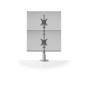 Innovative Staxx Display System Multiple Monitor Mounts- Standard Size-Monitor Arms-Innovative-Silver-1 Over 1-Ergo Standing Desks
