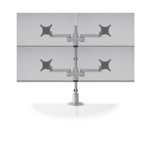 Innovative Staxx Display System Multiple Monitor Mounts- Standard Size-Monitor Arms-Innovative-Silver-2 Over 2-Ergo Standing Desks