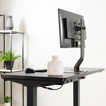 Load image into Gallery viewer, Vivo 43&quot; Wide Electric Adjustable Sit Stand Desk with Memory Presets- Black Frame-Electric Standing Desks-Vivo-Ergo Standing Desks